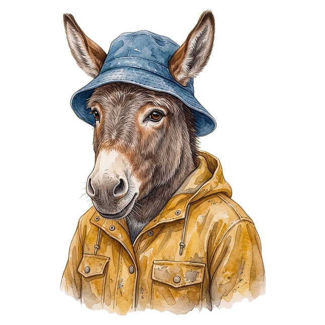 donkey quilt square