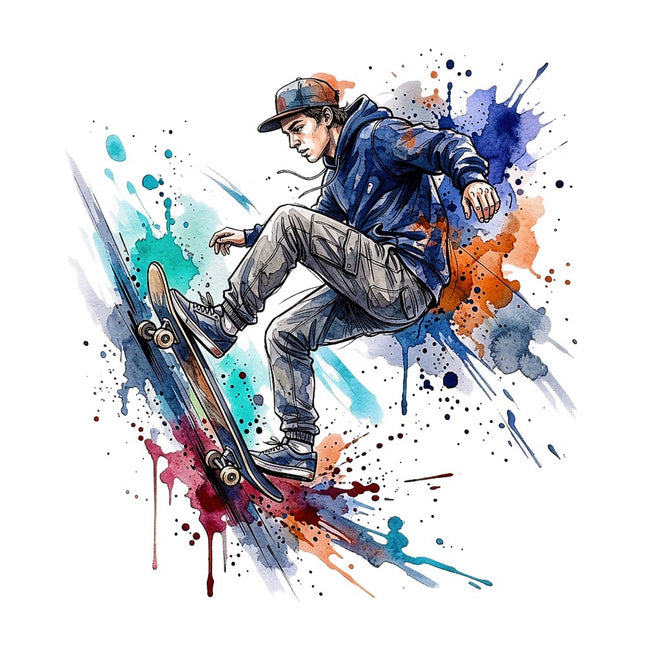 skateboarding fabric panel