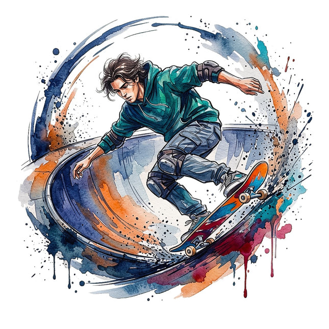 skateboard fabric panel