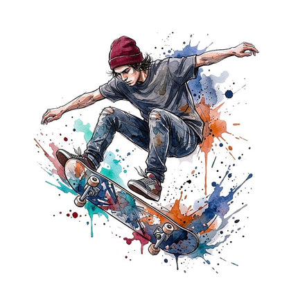 skateboard fabric panel