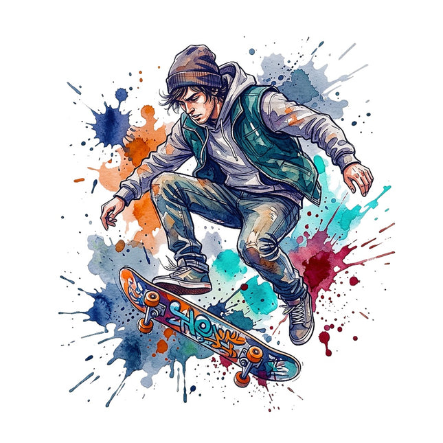 skateboarding fabric panel