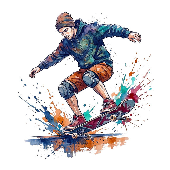 skateboarding fabric panel