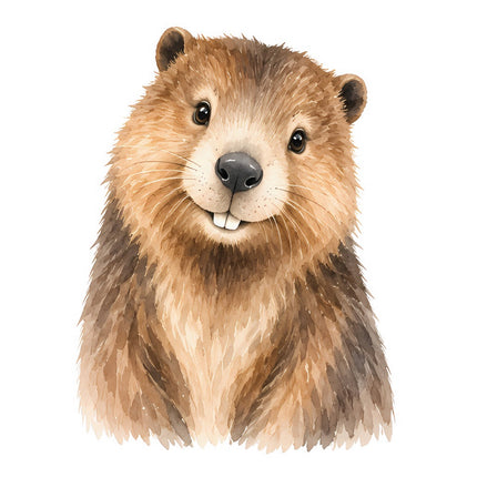beaver fabric panel square