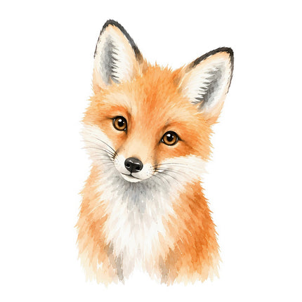fox fabric panel square