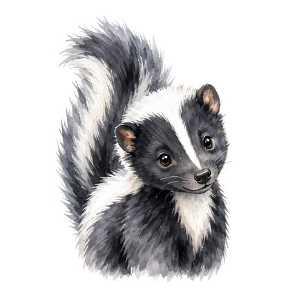 skunk fabric panel square