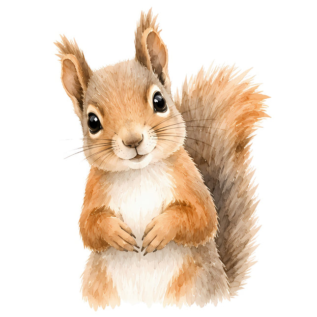 squirrel quilt block