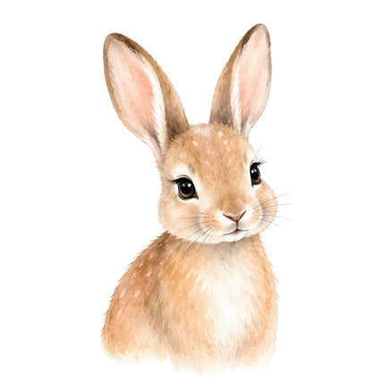 rabbit fabric panel square
