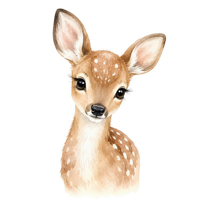 deer fabric panel square