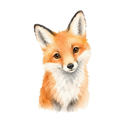 fox fabric panel square