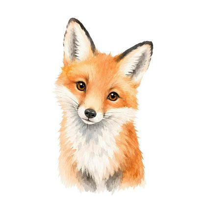 fox fabric panel square