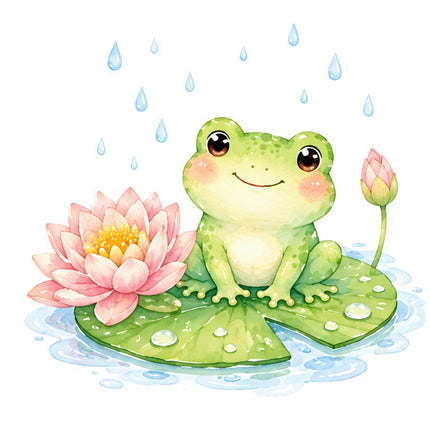 frog fabric panel square