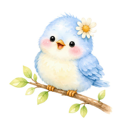 bluebird fabric panel square