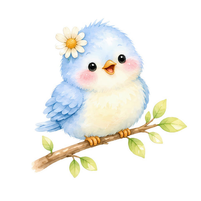 bluebird fabric panel square