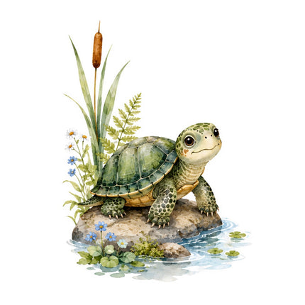 turtle fabric panel square