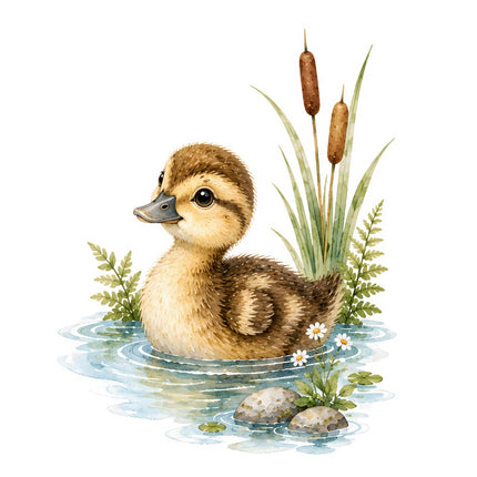 duckling fabric panel square