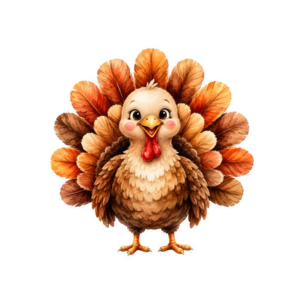 thanksgiving turkey fabric panel