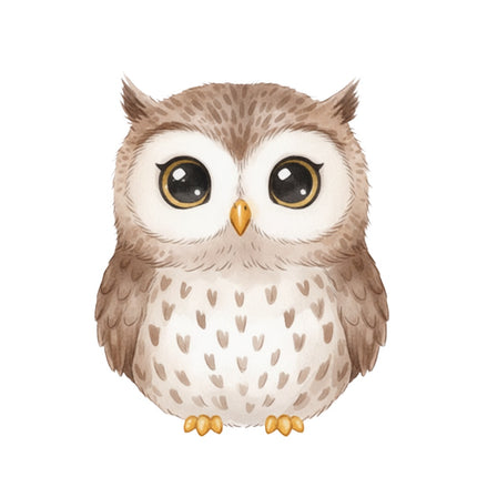 owl fabric panel