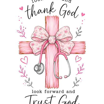 nurse cross fabric panel