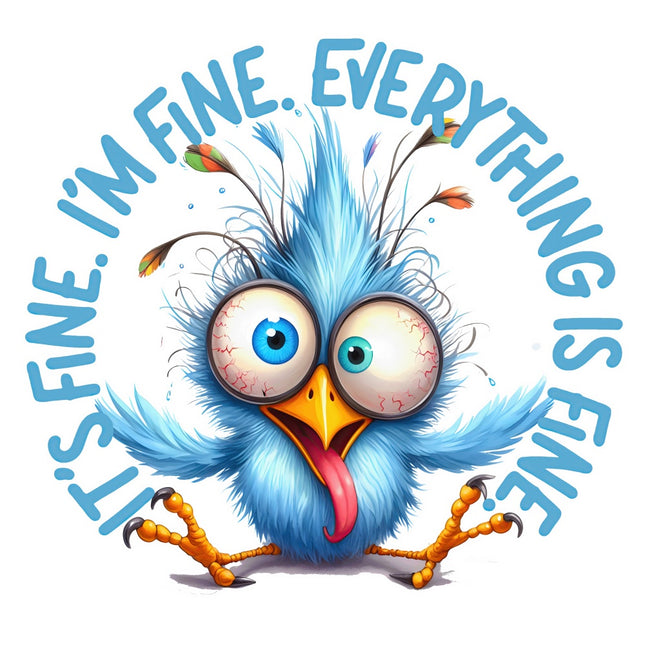 I'm fine bird fabric panel
