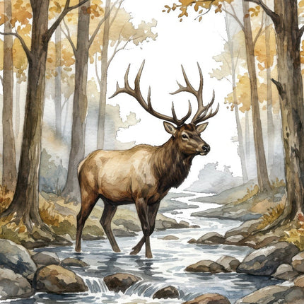 deer fabric panel