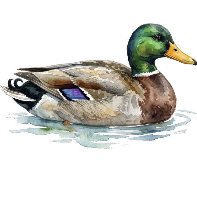 mallard duck fabric panel