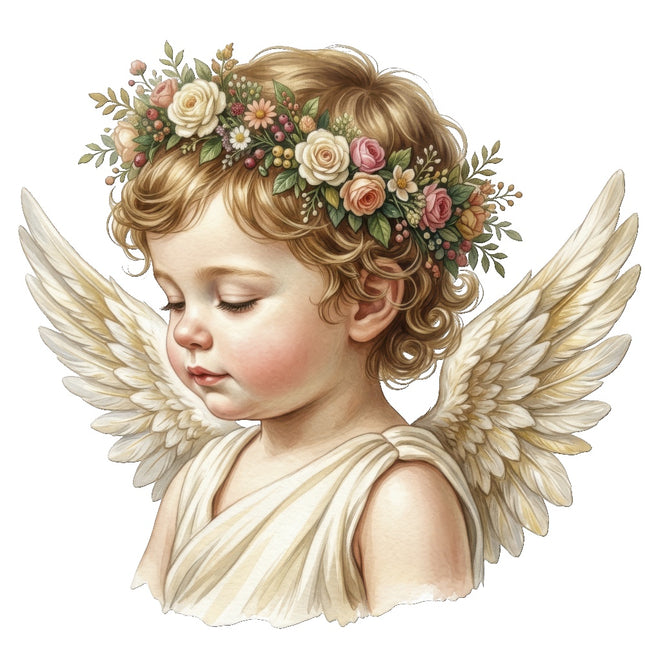 angel child quilt square
