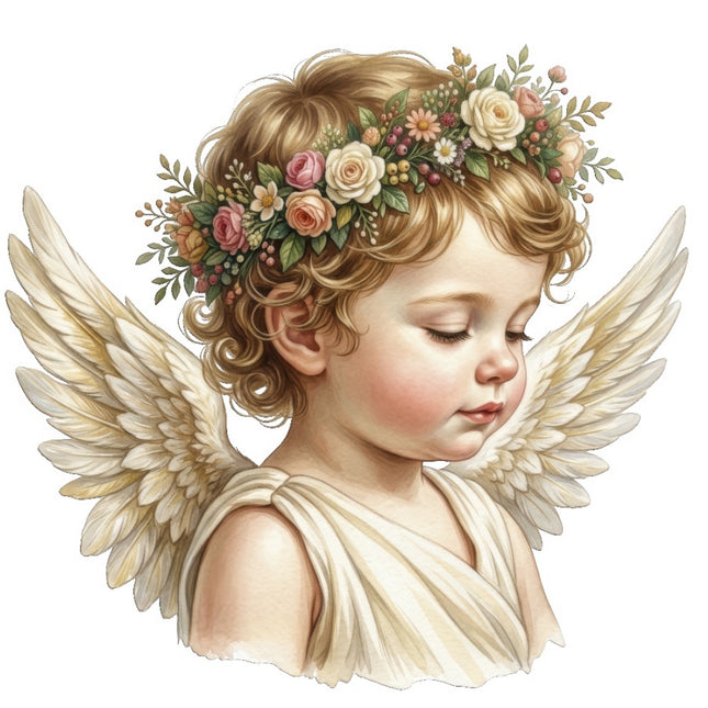 angel fabric panel