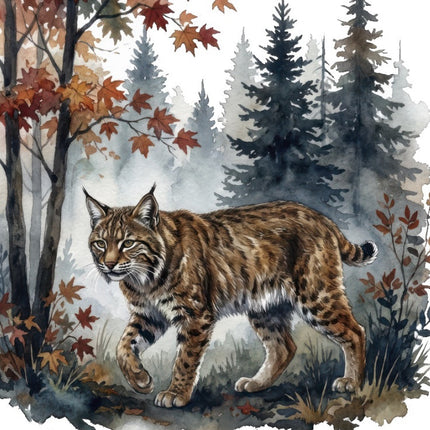 Lynx 100% Cotton Fabric Panel Block Quilt Square FLIP-ART4019