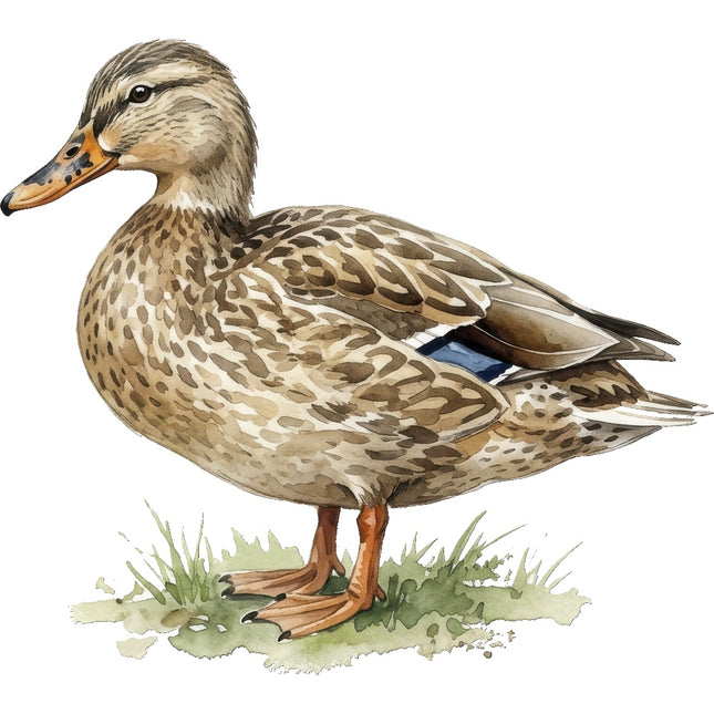 mallard duck quilt square