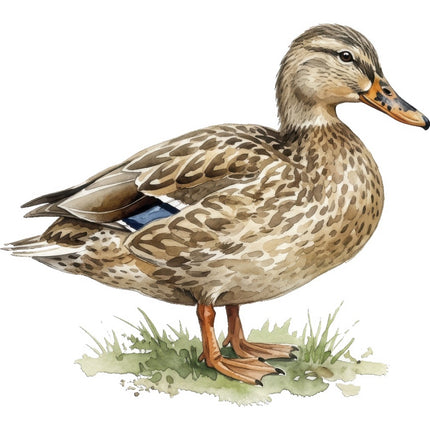 Duck 100% Cotton Fabric Panel Block Quilt Square FLIP-ART4021