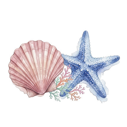 seashell quilt square