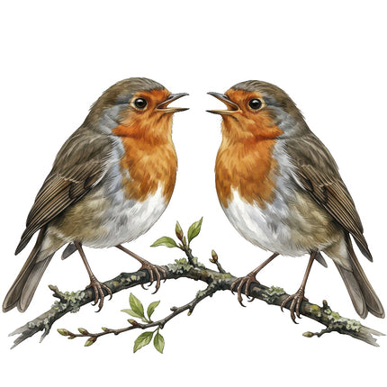 robins fabric panel