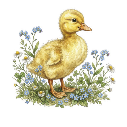 duckling quilt block