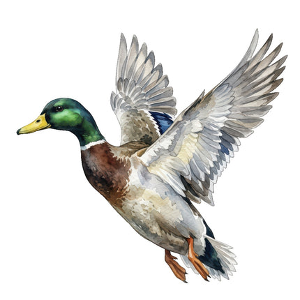 mallard duck fabric panel