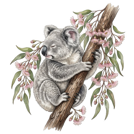 koala bear fabric panel
