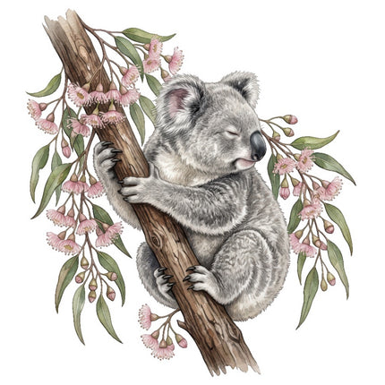 koala bear fabric panel