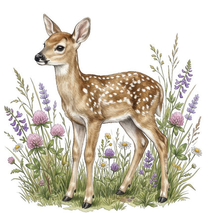 deer fabric panel