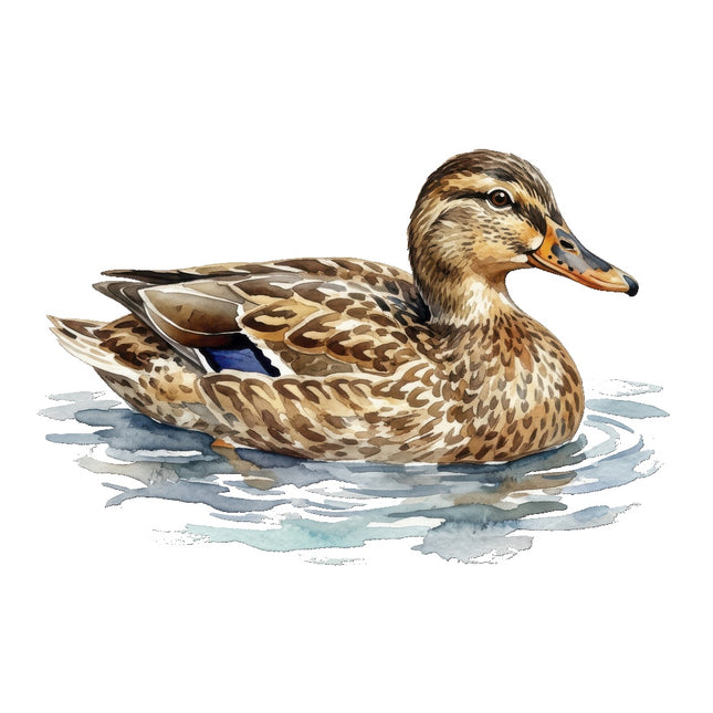 mallard duck fabric panel