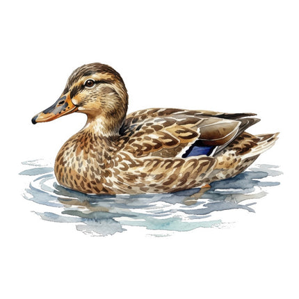 mallard duck fabric panel