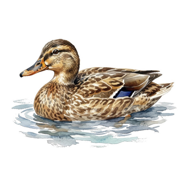 mallard duck fabric panel