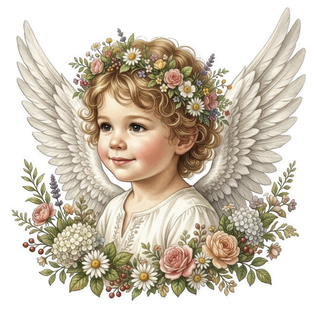 angel fabric panel