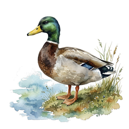 Duck 100% Cotton Fabric Panel Block Quilt Square ART4080