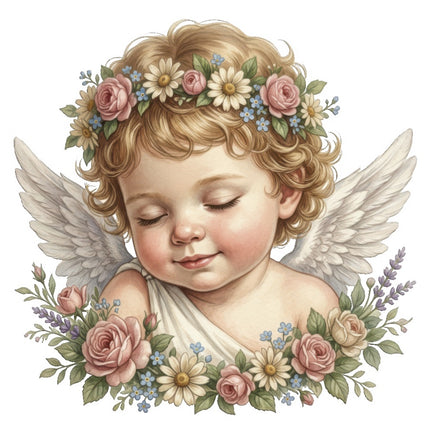 angel fabric panel