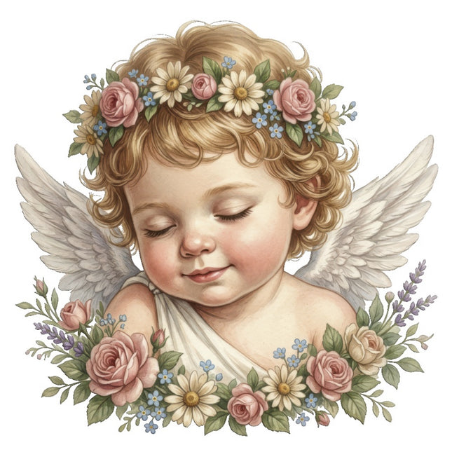 angel fabric panel
