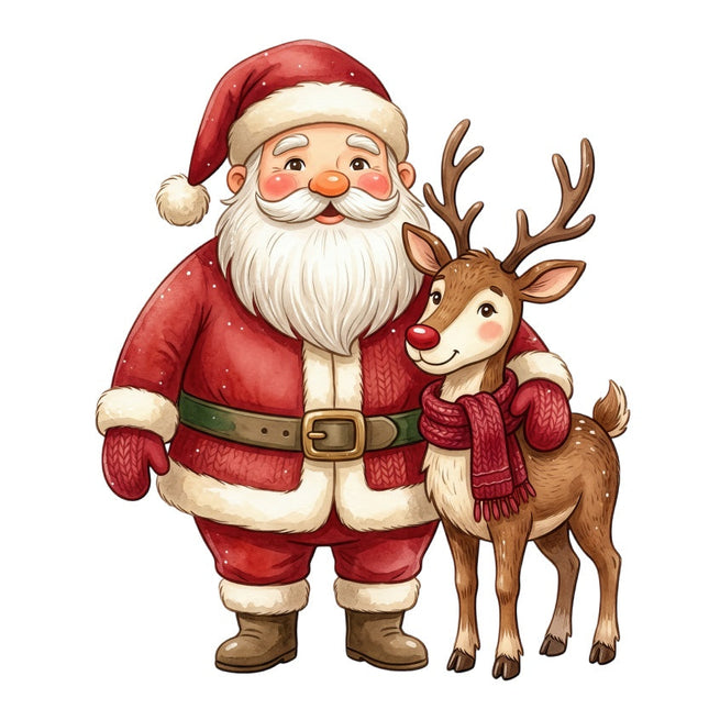 santa quilt block