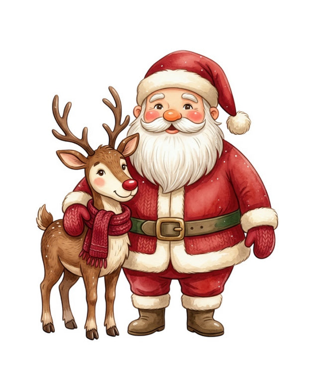 santa quilt block
