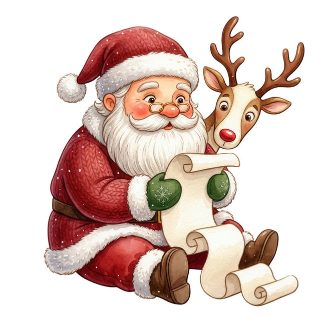 santa quilt block