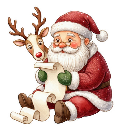 santa quilt block