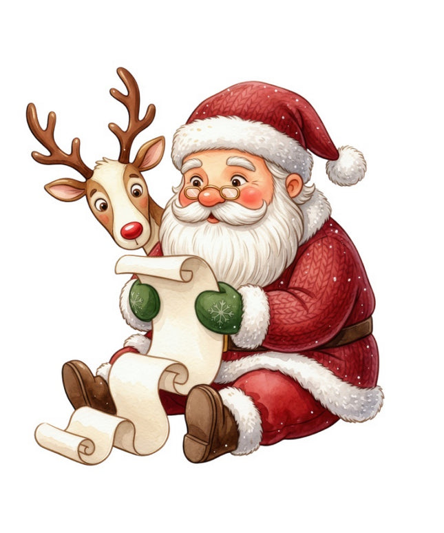 santa quilt block