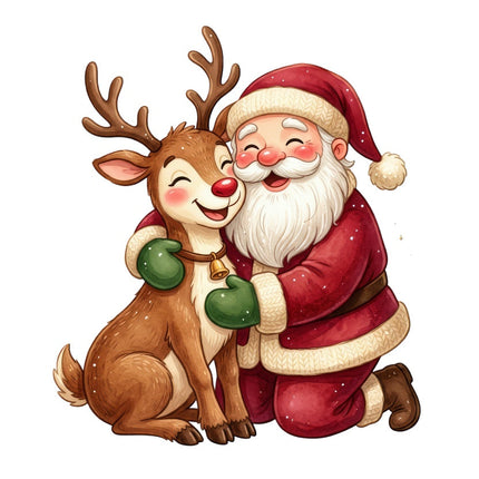 santa quilt block